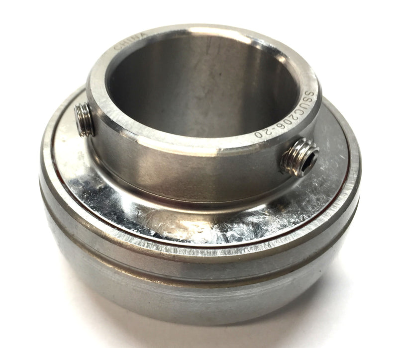 IDC Stainless Steel Insert Bearing SSUC206-20G NOS