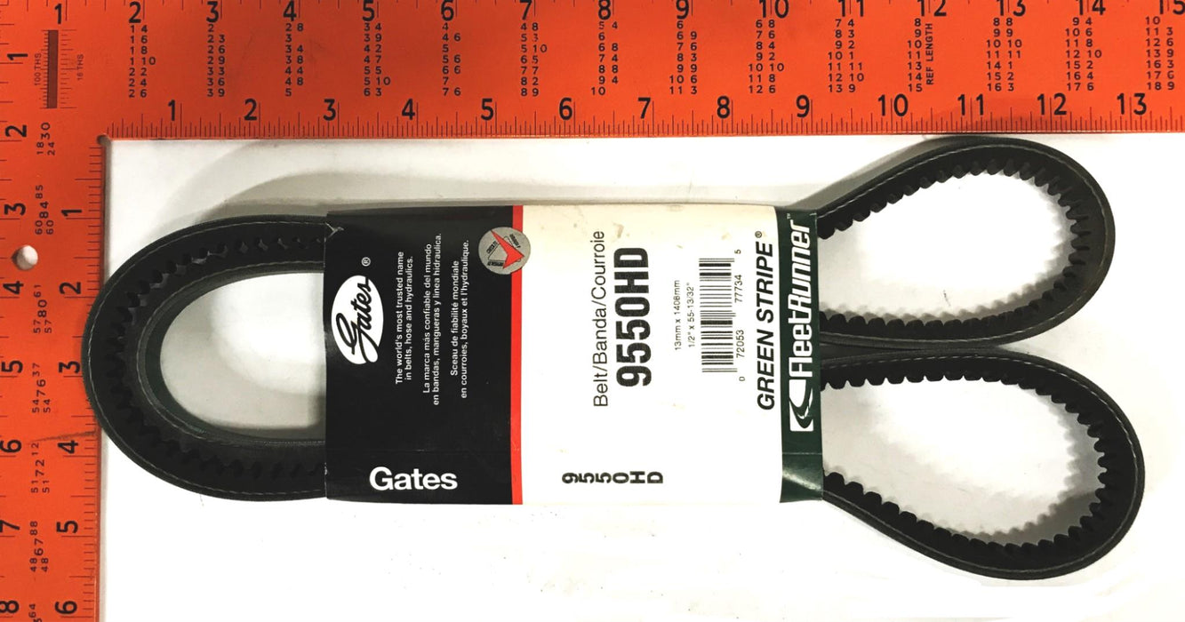 Gates FleetRunner Heavy Duty Accessory Drive Belt 9550HD NOS