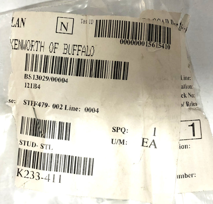 Kenworth Stud K233-411 (K233-B-411) NOS