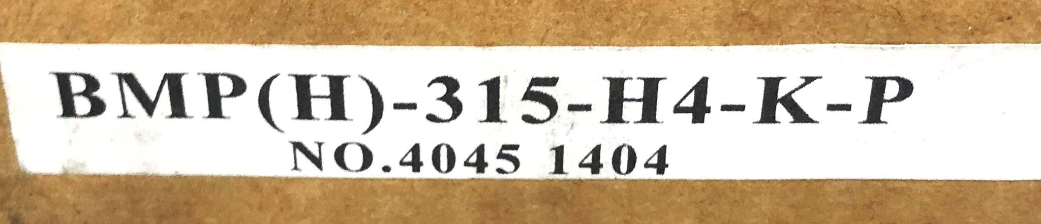 Unbranded Hydraulic Motor BMP(H)-315-H4-K-P NOS