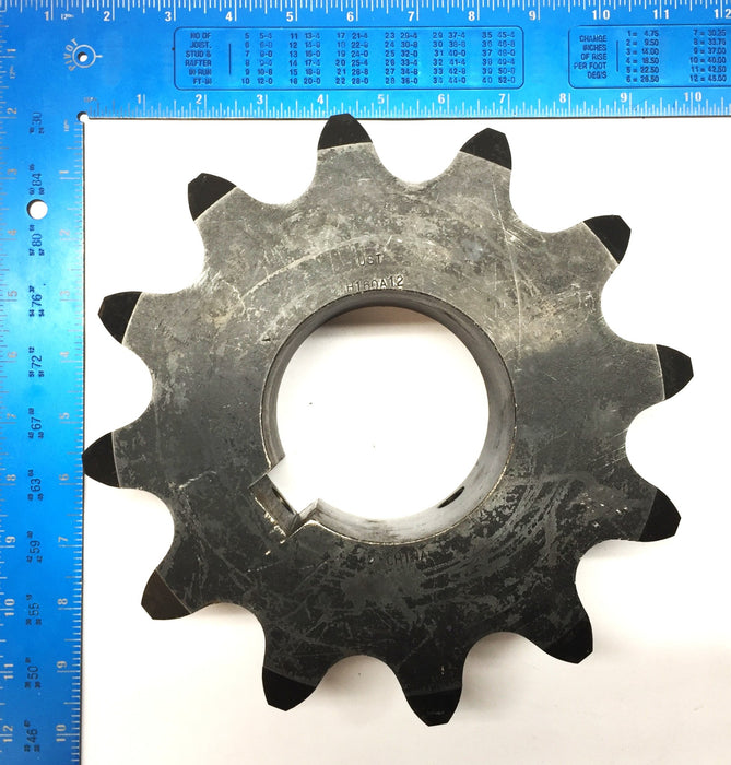 UST Heavy-Duty Roller Chain Sprocket Hub with 3.50" Bore w/Keyway H160A12 NOS