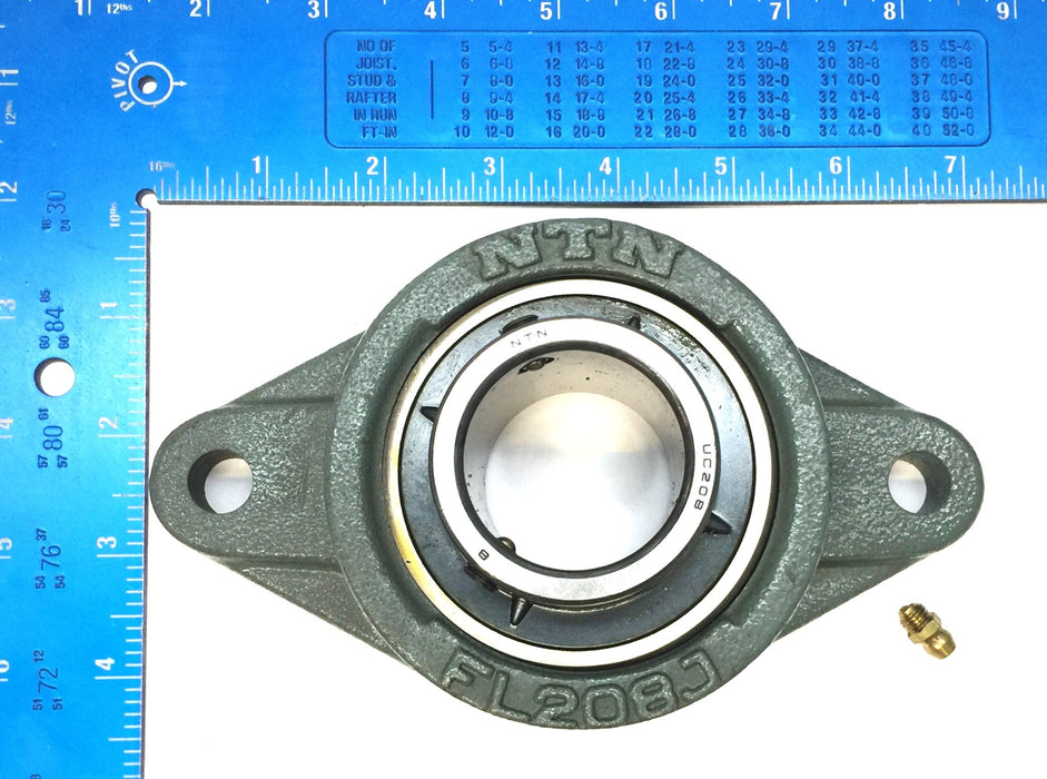 NTN Sealed Mount Roller Bearing FL208J (UC208) NOS