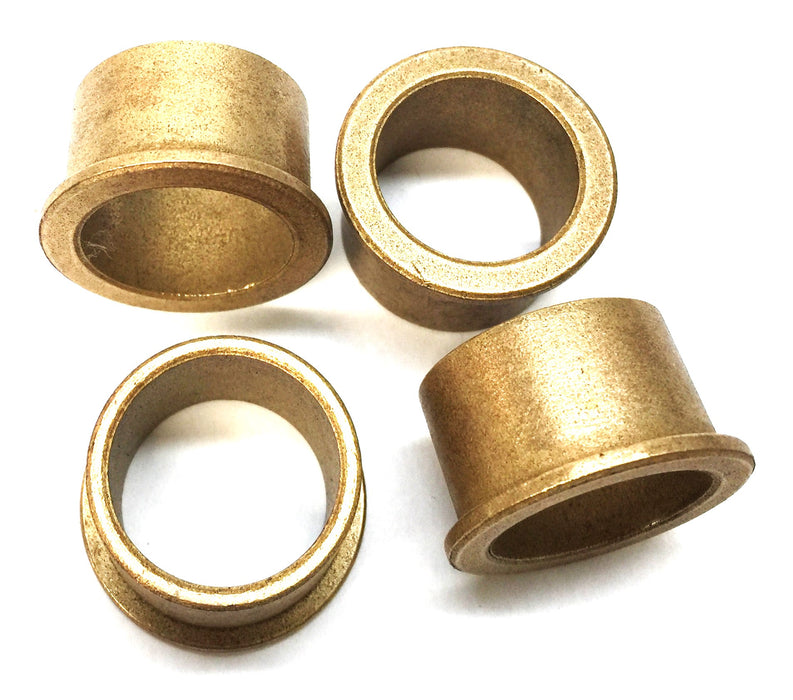 Unbranded 16mm x 24mm x 20mm(Bore) Bronze Flange (28mm) Bushing [Lot of 4] NOS