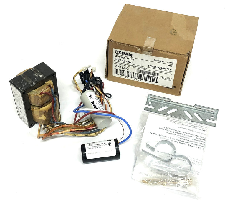 Osram Metalarc M70/MUTLI-KIT 120/208/240/277V Magnetic Ballast 47013-C NOS