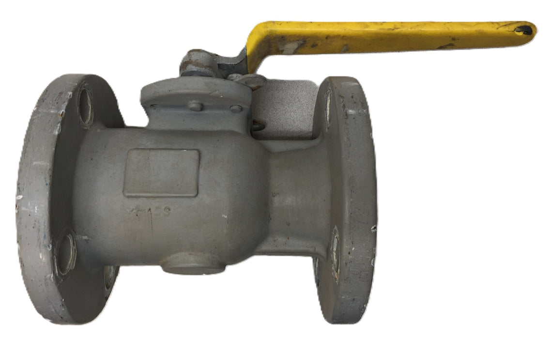 Warren 2" CF8M Levered Ball Valve 2-150 (AP1607) USED