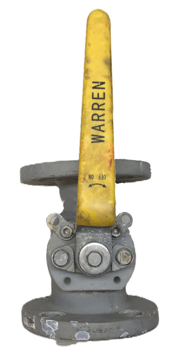 Warren 2" CF8M Levered Ball Valve 2-150 (AP1607) USED