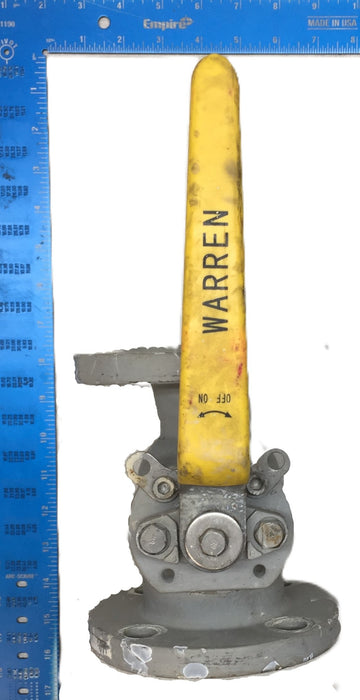 Warren 2" CF8M Levered Ball Valve 2-150 (AP1607) USED
