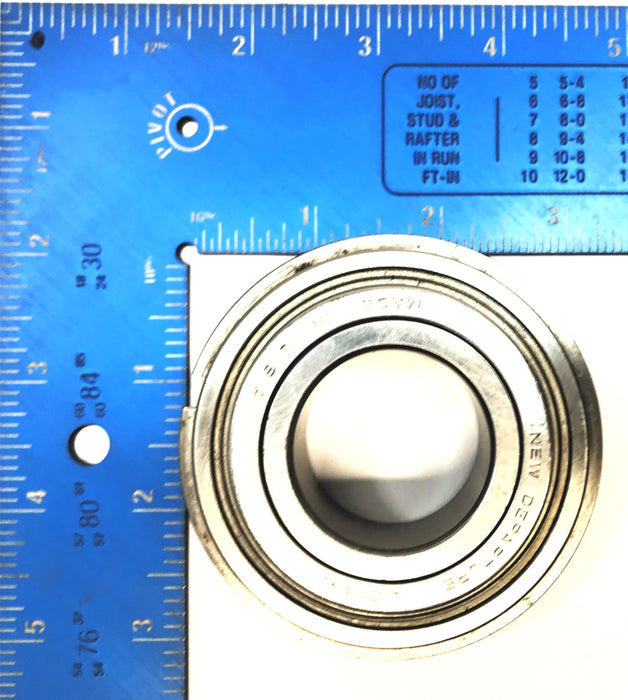 New Departure Metal Shielded Ball Bearing W/ Snap Ring (No Box) 88107 NOS
