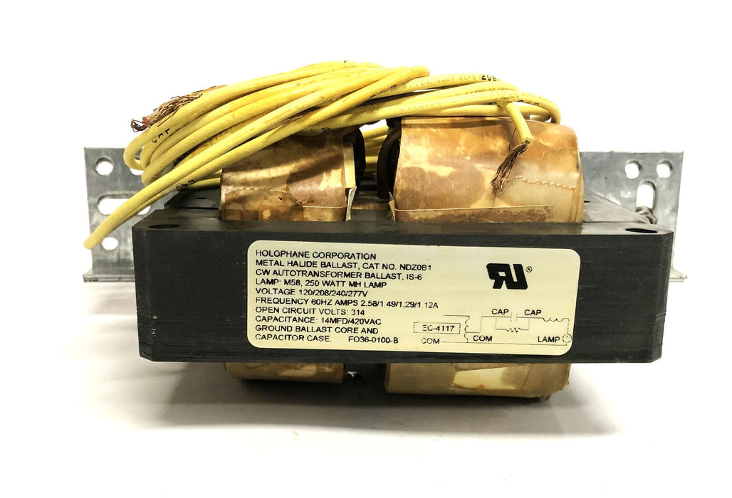 Holophane Lighting 250 Watts MH MTVolts Ballast Replacement RBK250MHMTB NOS