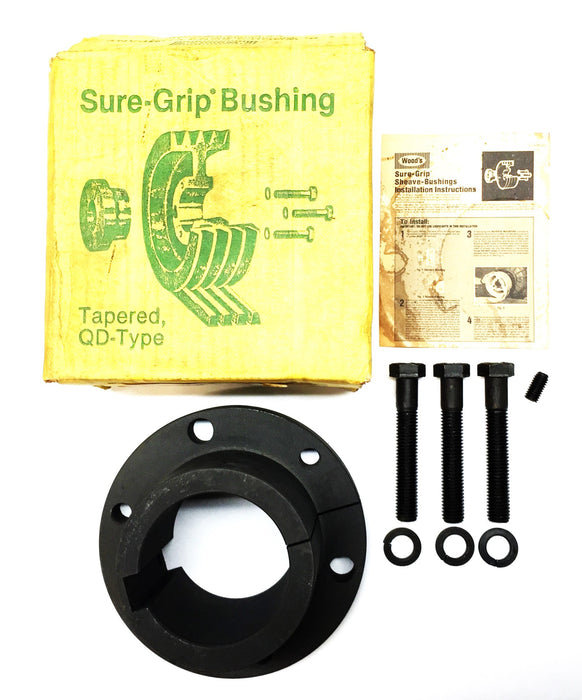 TB Woods Sure-Grip Tapered QD Bushing Assembly F33/16 NOS