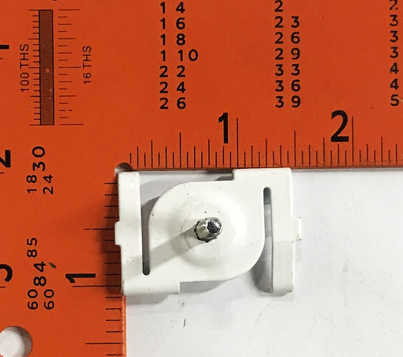 Erico Caddy White Twist Track Lighting Clip (Stud Only) 4G8WH [Lot of 80] NOS