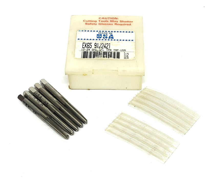 Unbranded 12-24 GH2 4FL Taper Tap EK65912242T [Lot of 5] NOS