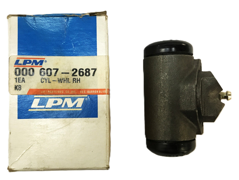 LPM Forklift Right Hand Wheel Cylinder 607-2687 NOS