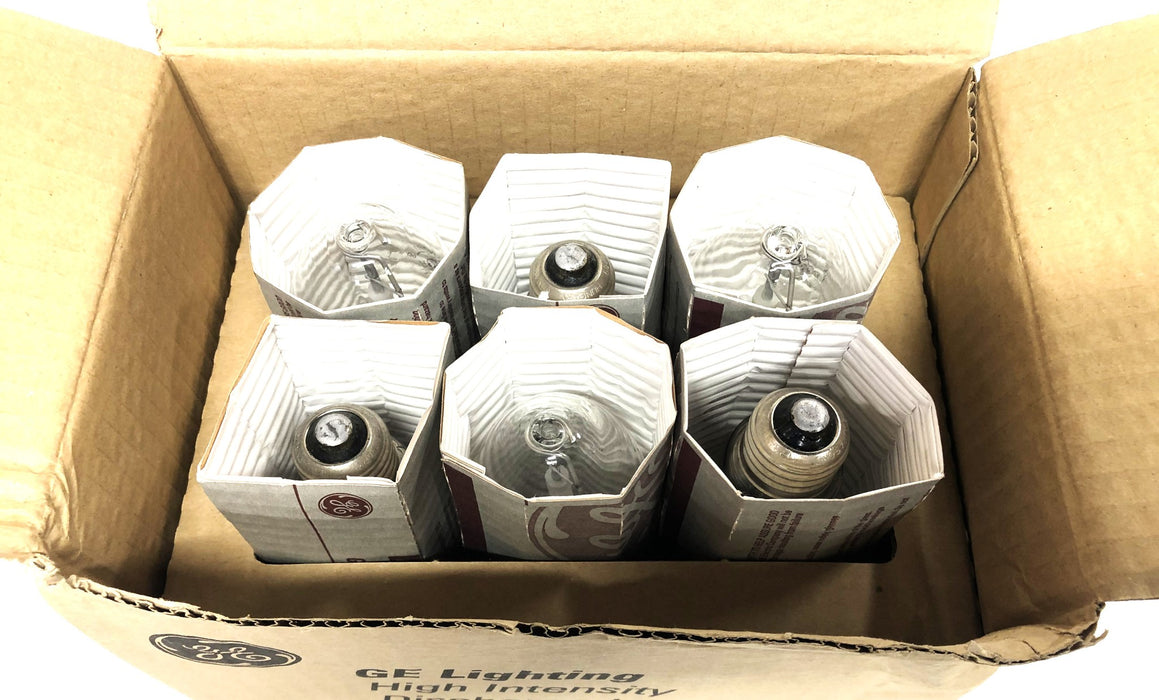 GE Lucalox 100W B-17 High Pressure Sodium Lamps LU100/MED 13250 [Lot of 6] NOS