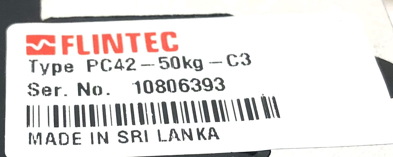 Flintec Single Point Load Cell PC42-50kg-C3 NOS