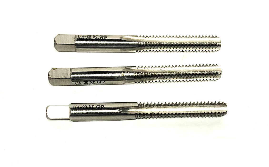 Unbranded 1/4-20 NC GH2 HSS Bottom Tap 73290 [Lot of 3] NOS