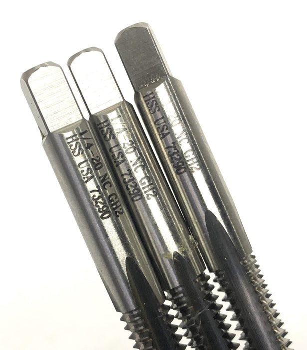 Unbranded 1/4-20 NC GH2 HSS Bottom Tap 73290 [Lot of 3] NOS