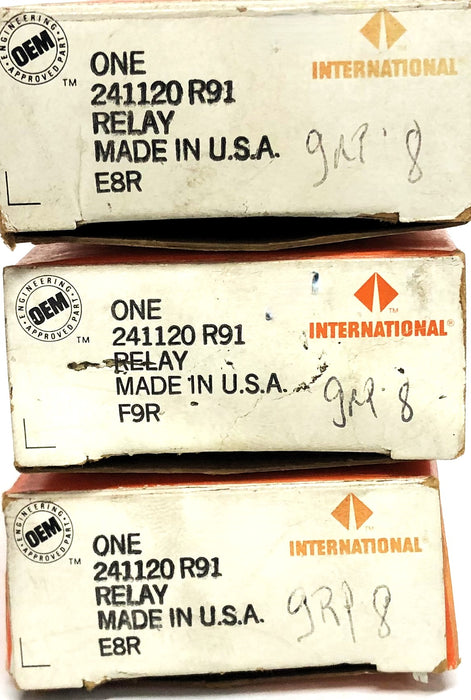 Navistar International Horn Relay 241120R91 [Lot of 3] NOS