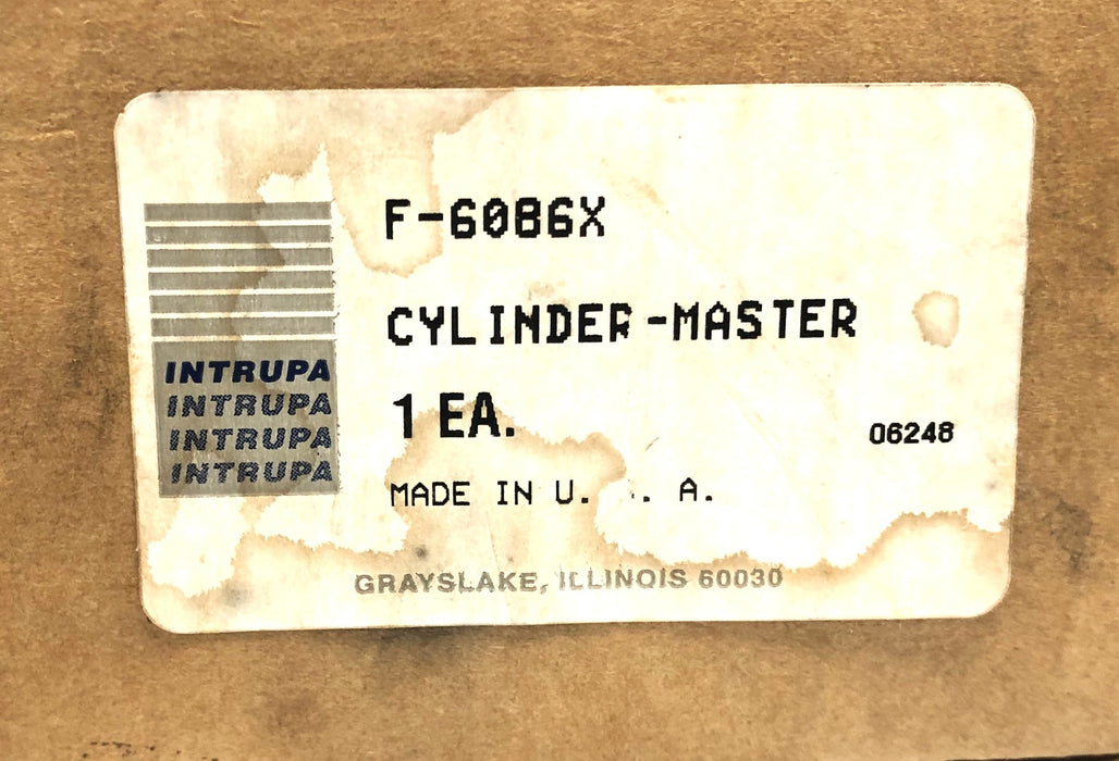 Intrupa TCIC 1 Inch Master Cylinder For Forklift F-6086X NOS