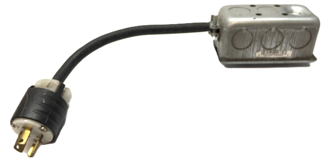 RACO Power Extension Box/Quad Box with Locking Plug 5016900660 USED