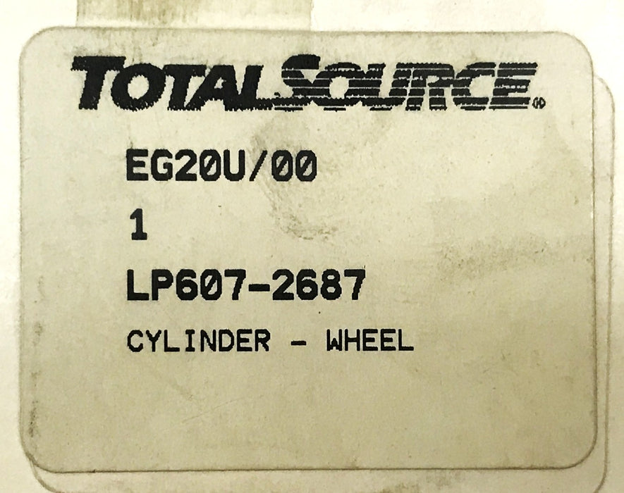 Total Source Forklift Right Hand Wheel Cylinder LP607-2687 NOS