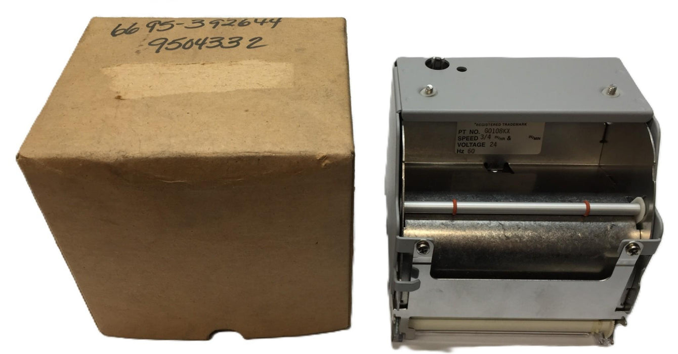 Foxboro 3/4 Speed 24V/60Hz Chart Drive Assembly G0108KX NOS