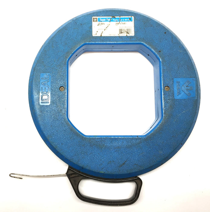 Ideal 200' x 1/8" Plastic Wheel and Winder Steel Tape 31-025 (LA2011) USED