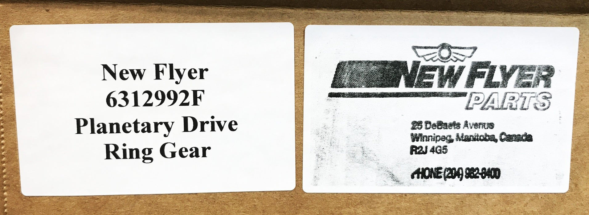 New Flyer Planetary Drive Ring Gear 6312992F NOS
