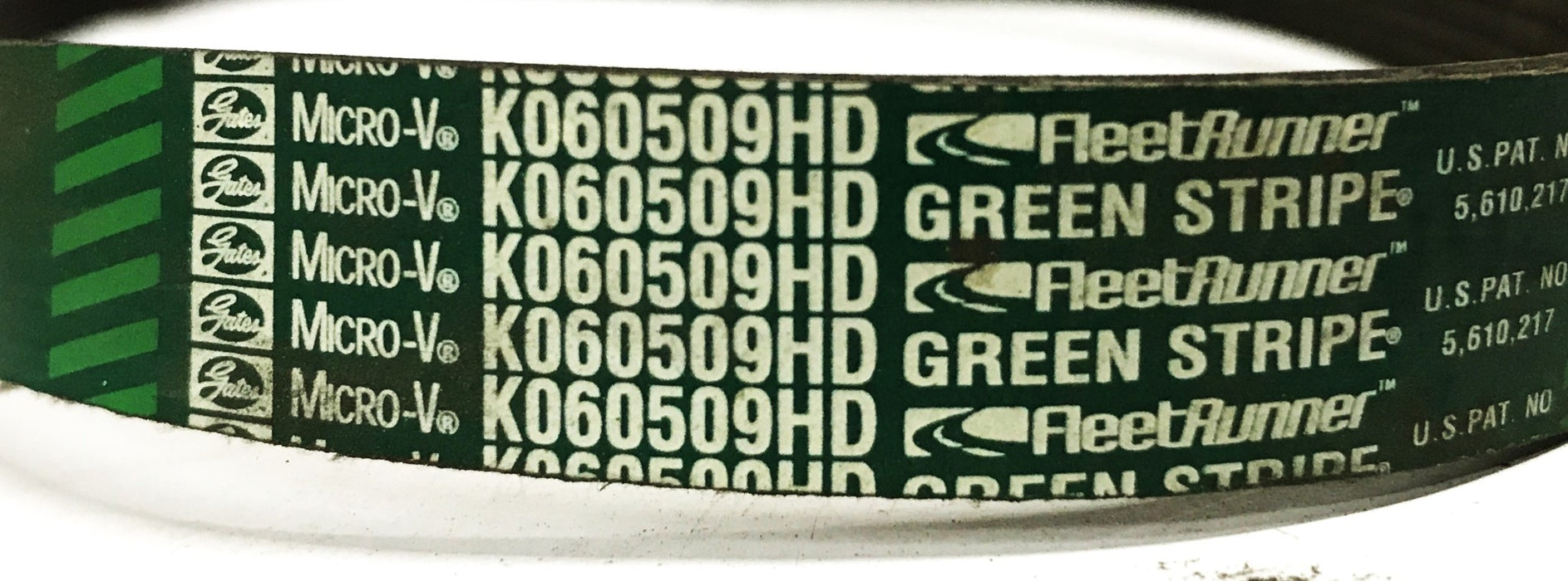 Gates Green Stripe Heavy Duty Serpentine Belt K060509HD NOS