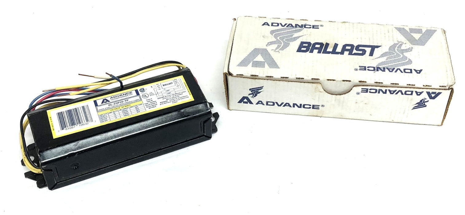 Advance 120V 60Hz Rapid Start Circuit With Preheat Lamps RL-2SP20-TP NOS