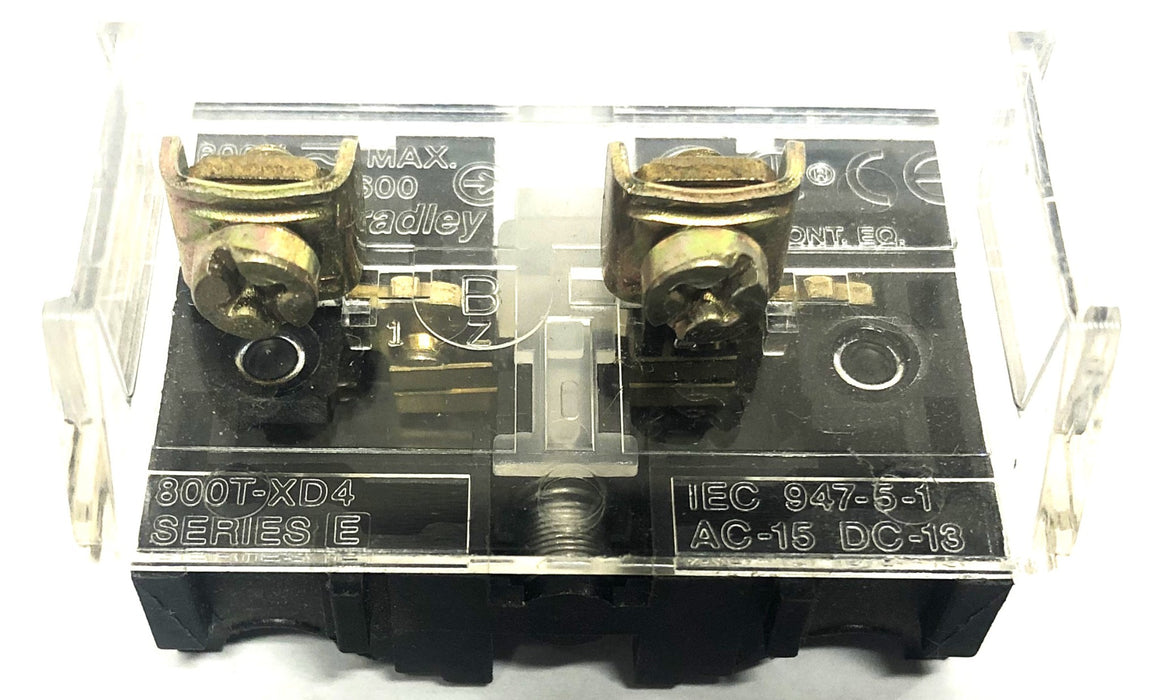 Allen-Bradley Series E Contact Block 800T-XD4 [Lot of 4] NOS