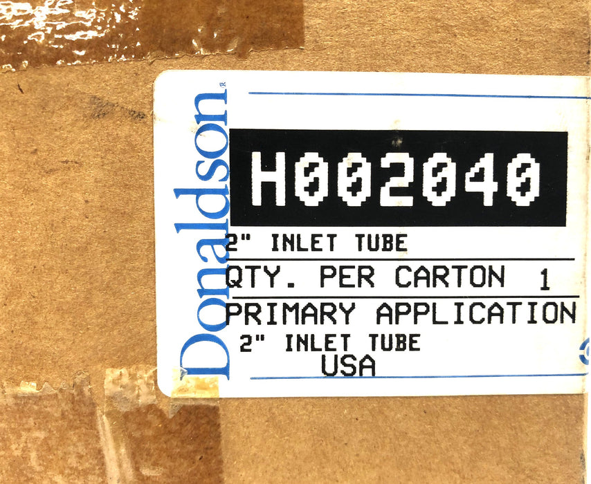 Donaldson 2 "Inch Inlet Tube Pre-Cleaner Assembly Missing Clamp H002040 NOS
