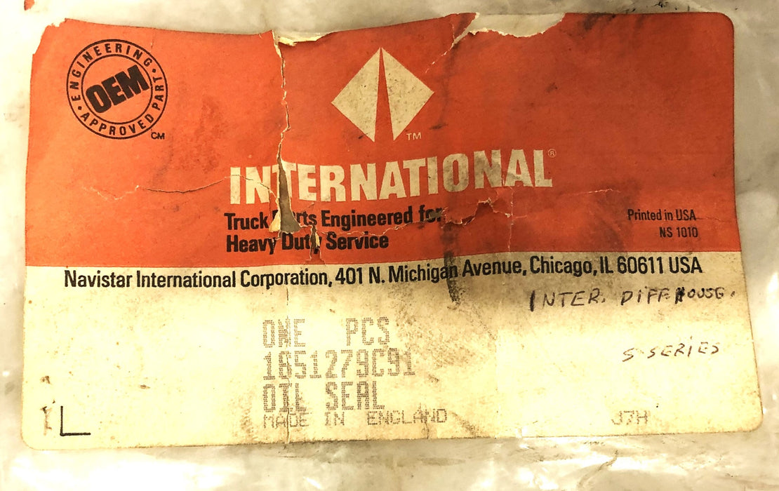 Navistar International Oil Seal 1651279C91 NOS