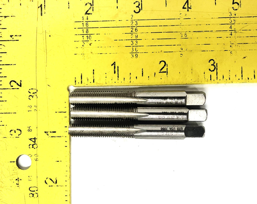 Unbranded 5/16-24 NF GH3 HSS Bottom Tap 1066/7921 [Lot of 3] NOS