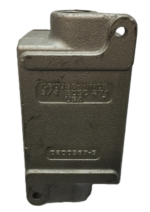 Crouse-Hinds Front Operated Push Button Cover Assembly DS429D M4 NOS
