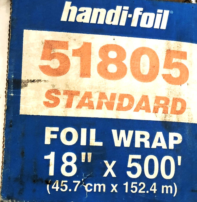 Handi-Foil 18" x 500' Standard Foil Wrap 51805 NOS