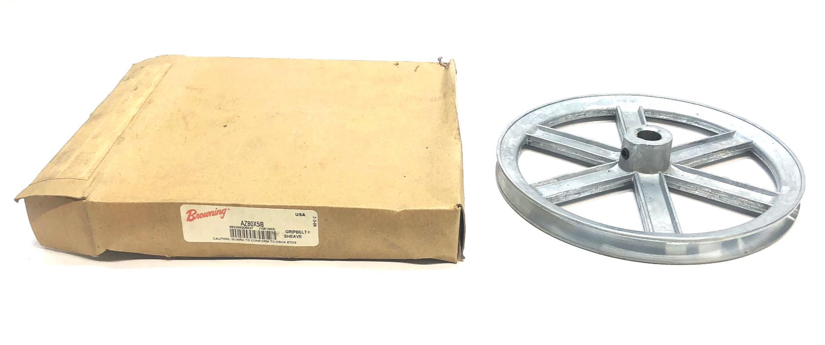 Browning Gripbelt Sheave AZ80X5/8 NOS