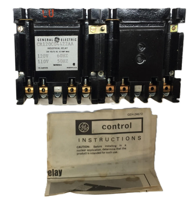 General Electric/GE Relay Contact CR120C04422AA NOS