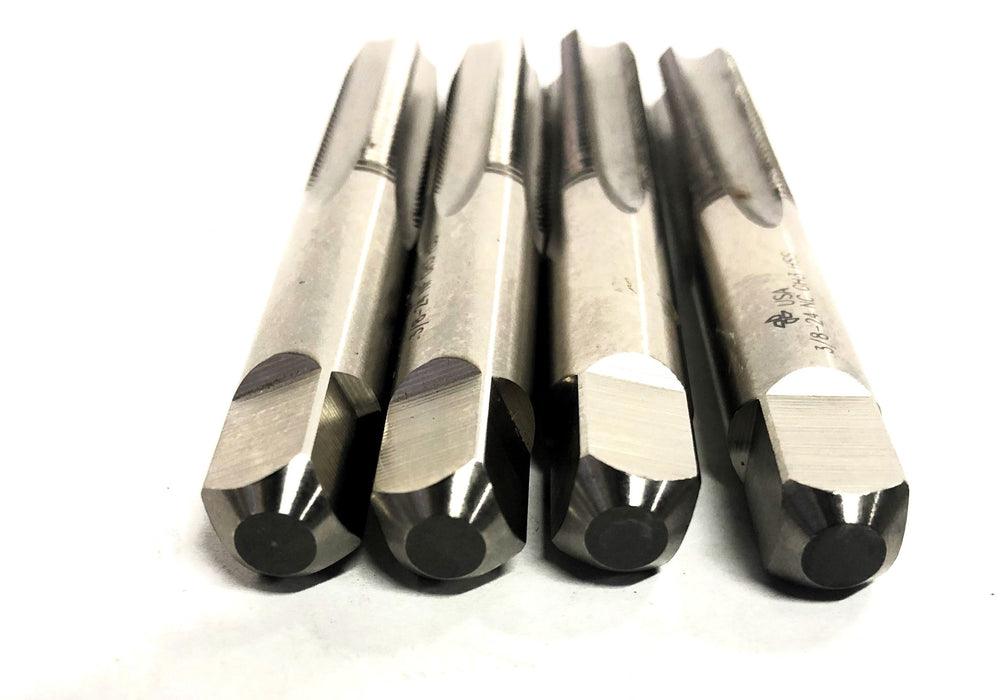 Unbranded NC GH3 HSS Taper & Bottom Taps 3/8-24 [Lot of 4] NOS