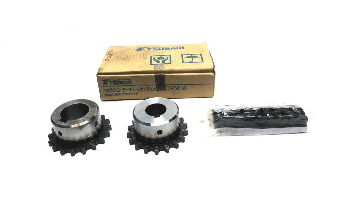 Tsubaki Roller Chain Coupling Set CR5018 (CR5018-J) NOS