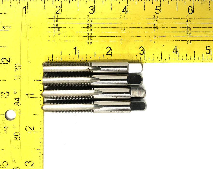 Unbranded NC GH3 HSS Taper & Bottom Taps 3/8-24 [Lot of 4] NOS