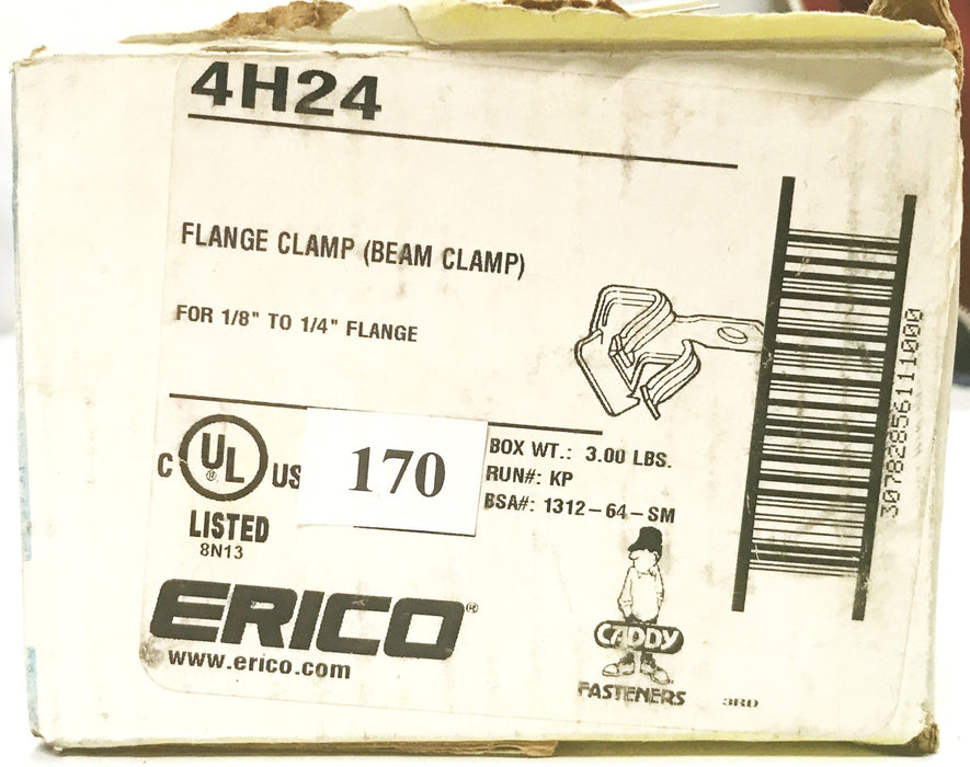 Erico Caddy Flange Beam Clamp 4H24 [Lot of 170] NOS