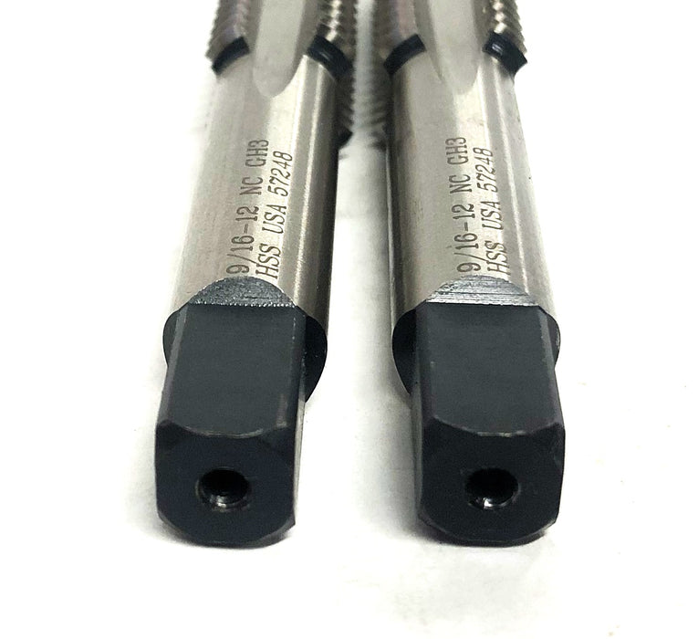 Unbranded 9/16-12 NC GH3 HSS Bottom Tap 57248 [Lot of 2] NOS