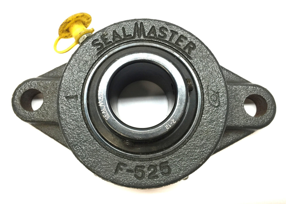 SealMaster SFT-18T 2-Bolt Flange (F-525) 2-12 Bearing w/Zerk Assembly NOS