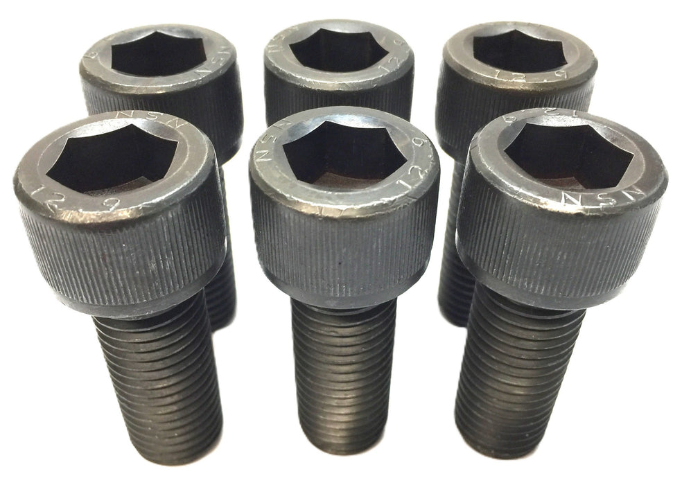 NSN Black Oxide Socket Head Cap Screw M20-2.5 x 50mm 12.9 [Lot of 6] NOS