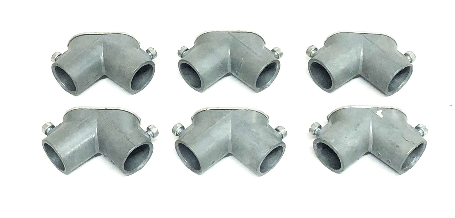 Unbranded Conduit Elbow 1/2 Inch [Lot of 6] NOS