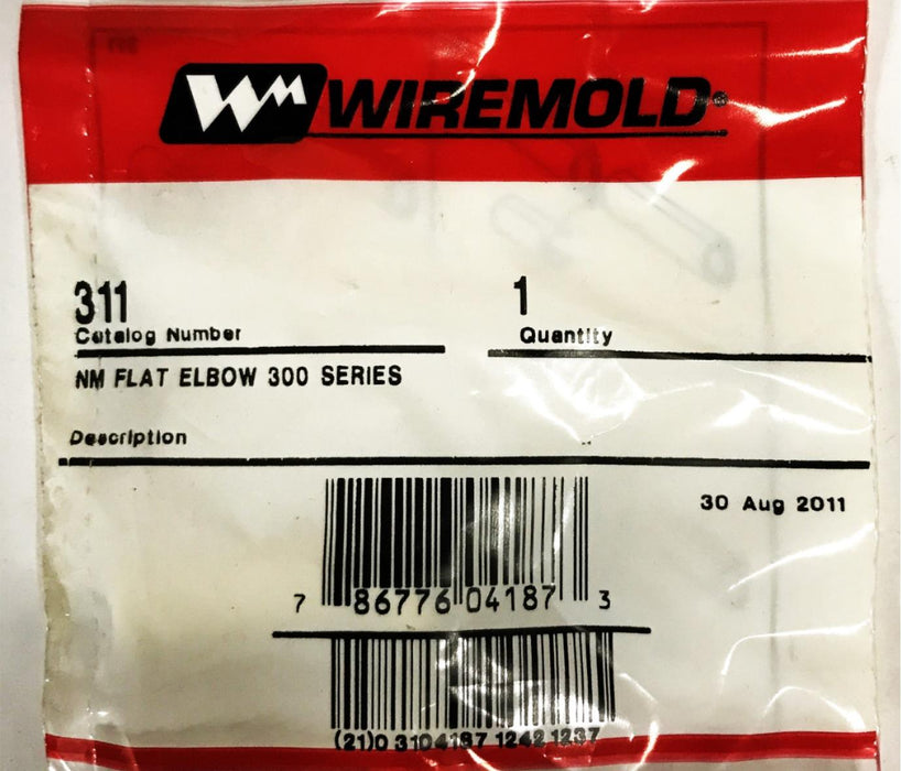 Legrand Wiremold NM Flat Elbow 300 Series 311 [Lot of 12] NOS