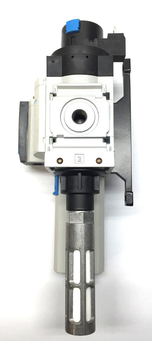 Festo Pneumatic Valve Assembly MS6-LFR-1/4-D6-C-R-V-AD1-AS/MS6-EE-1/4-10V24-S