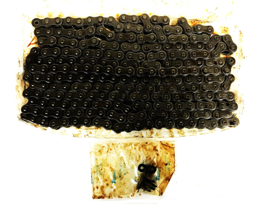 U.S. Tsubaki 10 foot Roller Chain RS 40 RIV-10 NOS