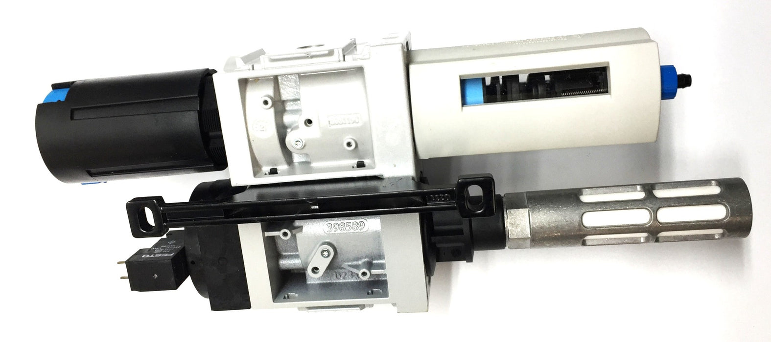Festo Pneumatic Valve Assembly MS6-LFR-1/4-D6-C-R-V-AD1-AS/MS6-EE-1/4-10V24-S